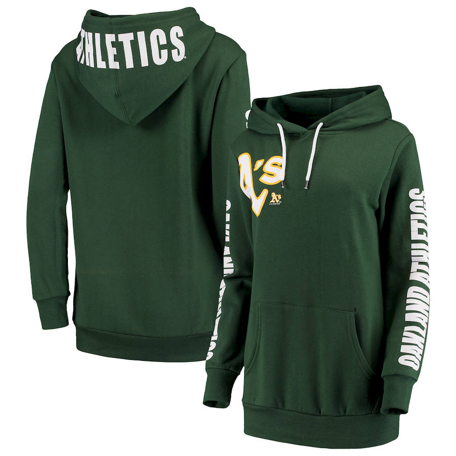 Women Oakland Athletics G III 4Her by Carl Banks 12th Inning Pullover Hoodie Green,We sell and wholesale Women Oakland Athletics G III 4Her by Carl Banks 12th Inning Pullover Hoodie Green on line form chian!